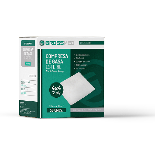 [7597830003002] GASA ESTERIL 4X4 X 2 UNIDADES (MEDISOLUTIONS)