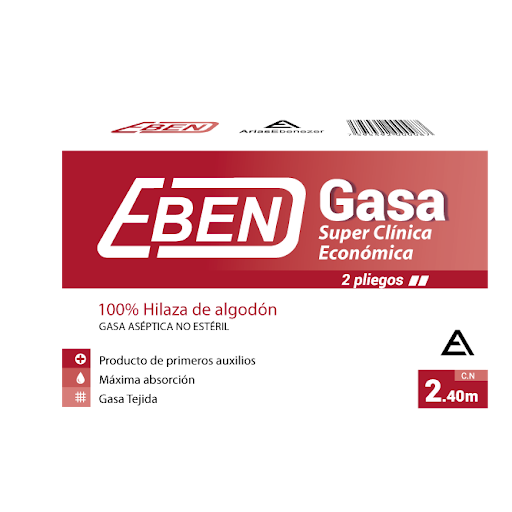 GASA SUPER CLINICA ECONOMICA  2.40MTS X 2 PLIEGOS (ARIAS)