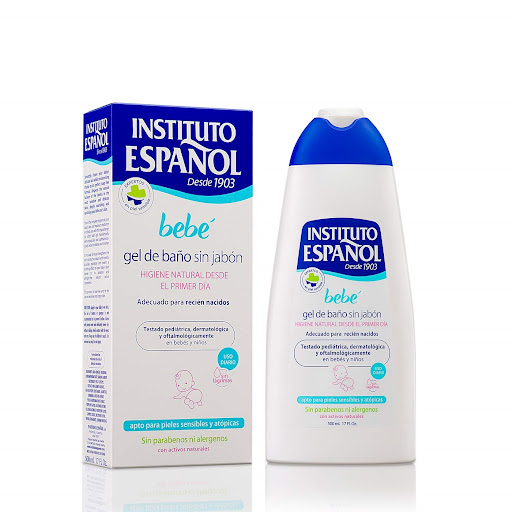 GEL DE BAÑO SIN JABON PARA BEBE  500ML (INSTITUTO ESPAÑOL)