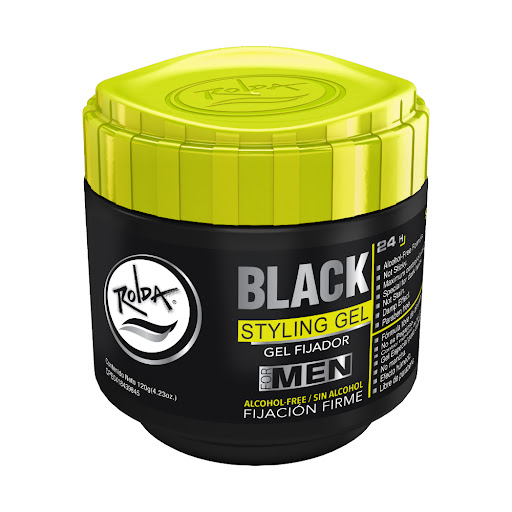 GEL FIJADOR DE CABELLO BLACK 120GR (ROLDA)
