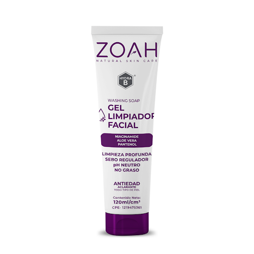 [7596211001149] GEL LIMPIADOR FACIAL X 120 ML (ZOAH)