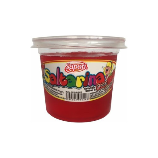 GELATINA SALTARINA SABOR A FRESA X 130 GR (SAPORI)