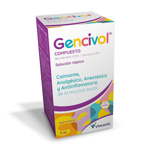 GENCIVOL (LIDOCAINA - BENCIDAMINA) 0.15%-0.15% X 15ML (VINCENTI)