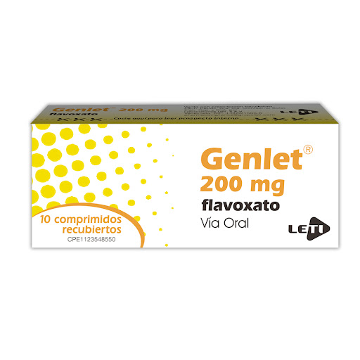 [7591585210180] GENLET (FLAVOXATO) 200MG X 10 COMPRIMIDOS (LETI)