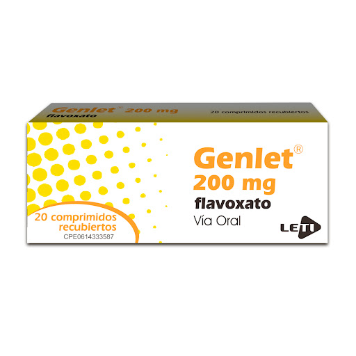 GENLET (FLAVOXATO) 200MG X 20 COMPRIMIDOS (LETI)