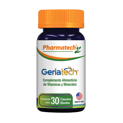 GERIATECH (COMPLEMENTO ALIMENTICIO DE VITAMINAS Y MINERALES)  X 30 CAPSULAS (COFASA)