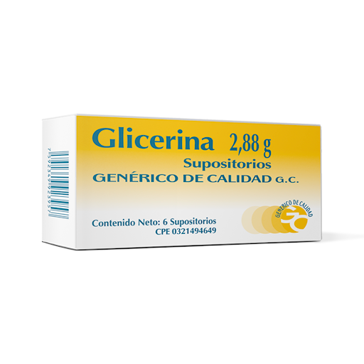 GLICERINA SUPOSITORIO ADULTO  2.88GR X 6 UNIDADES (VARGAS)