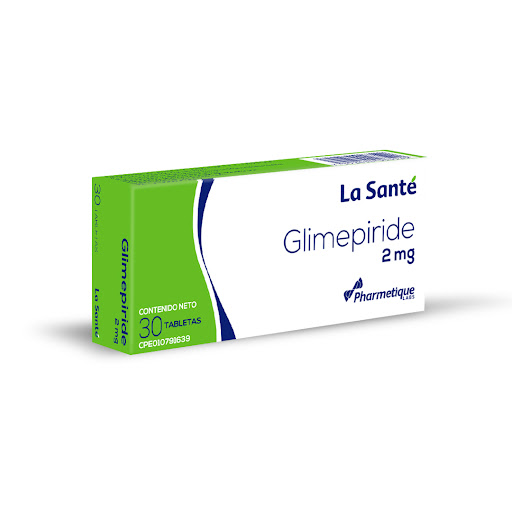 GLIMEPIRIDE 2 MG X 30 TABLETAS (LA SANTE)