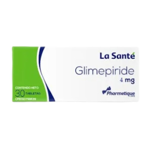 GLIMEPIRIDE 4 MG X 30 TABLETAS (LA SANTE)
