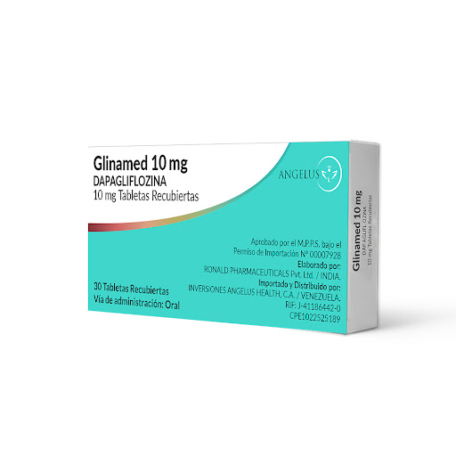 GLINAMED (DAPAGLIFOZINA) 10 MG X 30 TABLETA RECUBIERTA (ANGELUS)