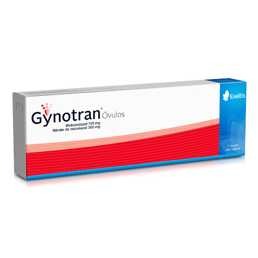 GYNOTRAN OVULOS VAGINALES (METRONIDAZOL - MICONAZOL) 750MG-200MG X 7 OVULOS (CR CCM)