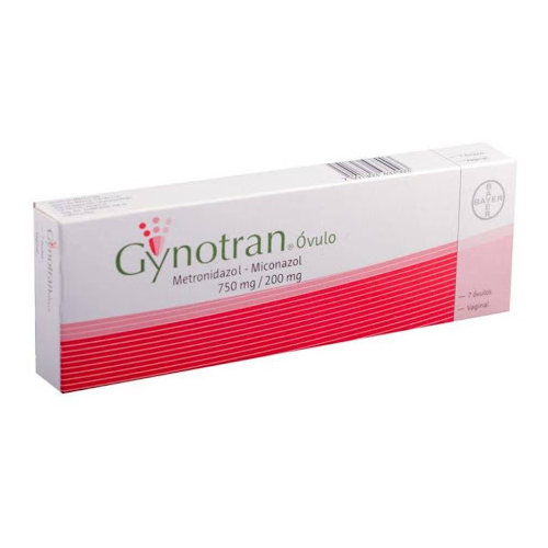 [7401078990089] GYNOTRAN OVULOS VAGINALES (METRONIDAZOL - MICONAZOL) 750MG-200MG X 7 OVULOS (CR CCM)
