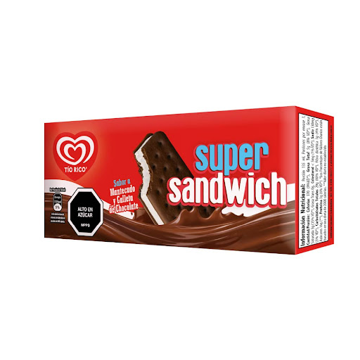 HELADO DE SANDWICH VAINILLA 135ML (TIO RICO)