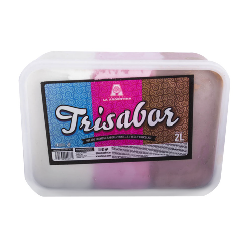 HELADO TRISABOR 2LT (LA ARGENTINA)