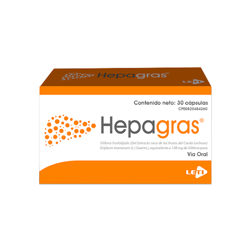 [7591585216892] HEPAGRAS  120MG X 30 CAPSULAS (LETI)