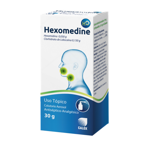 [7591519317398] HEXOMEDINE (HEXAMIDINA - LIDOCAINA) 0.030G-0.150G X 30GR (CALOX)