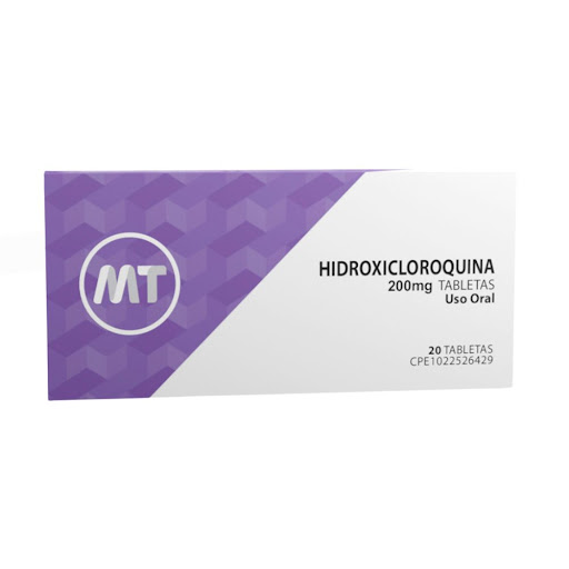 HIDROXICLOROQUINA 200MG X 20 TABLETAS RECUBIERTAS (MT)