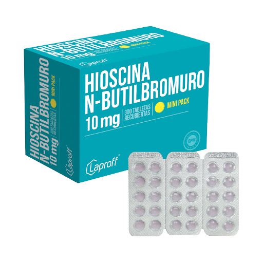 HIOSCINA N-BUTILBROMURO 10MG. X10 TABLETAS RECUBIERTAS (LAPROFF)