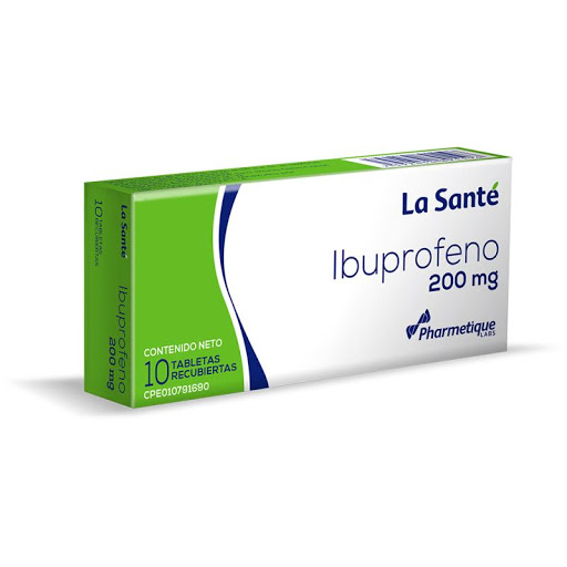 IBUPROFENO  200MG X 10 TABLETAS (LA SANTE)