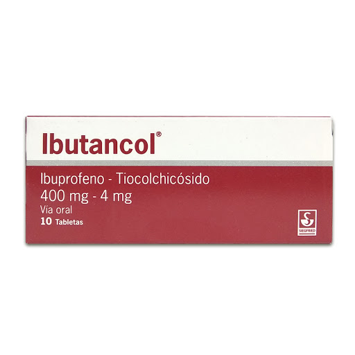 [7592601301790] IBUTANCOL (IBUPROFENO - TIOCOLCHICOSIDO) 400MG-4MG X 20 TABLETAS (MEYER)