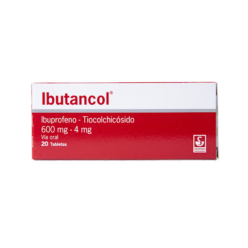 IBUTANCOL (IBUPROFENO - TIOCOLCHICOSIDO) 600MG-4MG X 20 TABLETAS (MEYER)