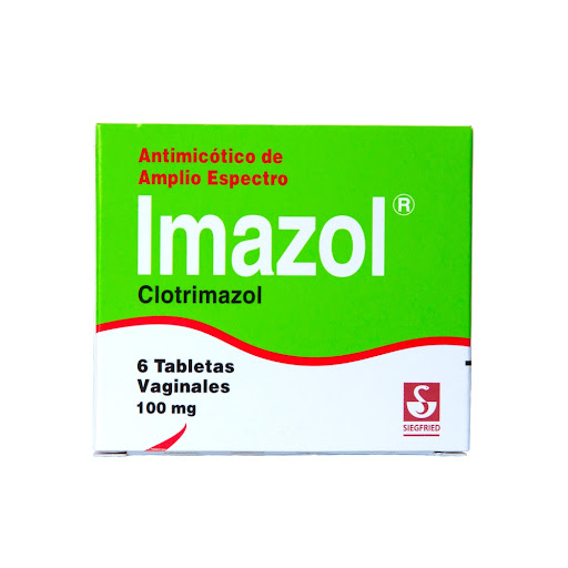 [7592601100478] IMAZOL (CLOTRIMAZOL) 100MG X 6 TABLETAS VAGINALES (MEYER)