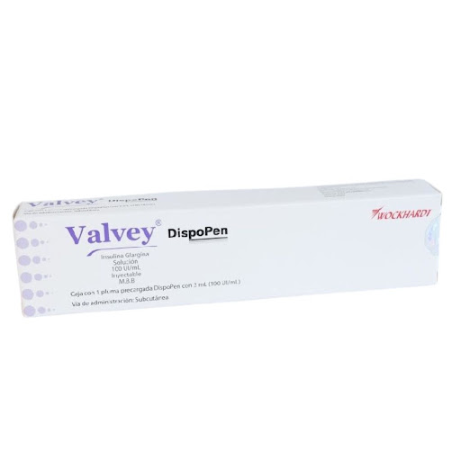 INSULINA GLARGINA 100U-ML X VIAL DE 3ML (DISPOPEN)