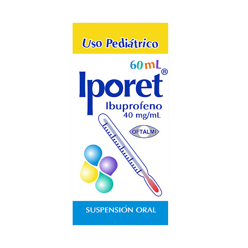 IPORET SUSPENSION PEDIATRICA (IBUPROFENO) 40MG-ML X 60ML (OFTALMI)