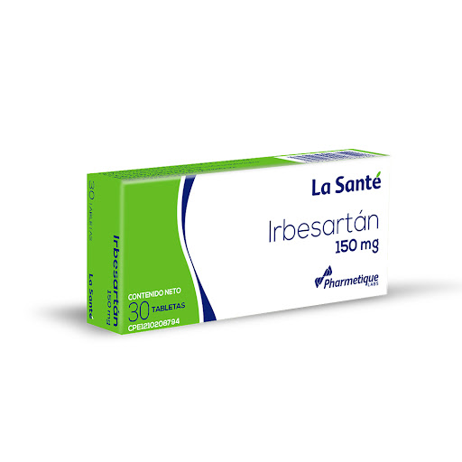 IRBESARTAN 150MG X 30 TABLETAS (LA SANTE)