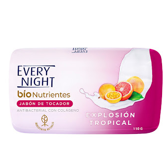 [7590005162405] JABON DE BARRA BIO ANTIBACTERIAL EXPLOSION TROPICAL X 110 GR (EVERYNIGHT)