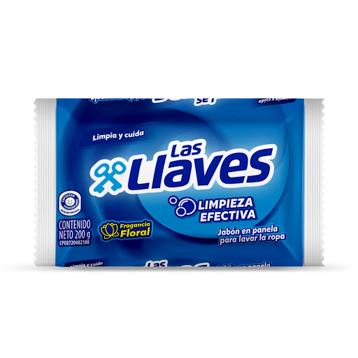 JABON DE LAVAR ROPA TRADICIONAL FLORAL 200GR (LAS LLAVES)