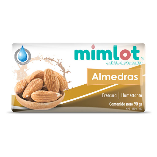 [1180201949434] JABON EN BARRA ALMENDRAS X 90 GR (MIMLOT)