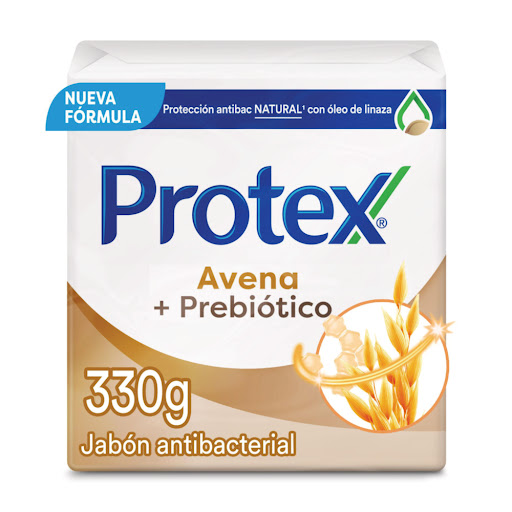 [7702010920615] JABON EN BARRA AVENA + PREBIOTICO DE 3 UNIDADES X 110 GR (PROTEX)