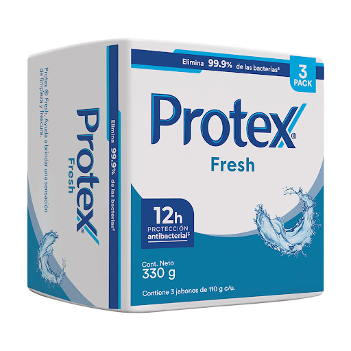 JABON EN BARRA FRESH DE 3 UNIDADES X 110 GR (PROTEX)