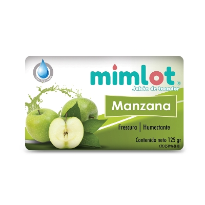 JABON EN BARRA MANZANA X 125 GR (MIMLOT)