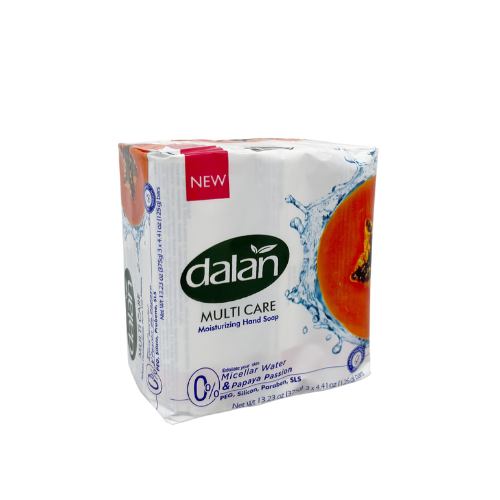 JABON EN BARRA MICELAR PASION DE PAPAYA 3 PACK X 125GR (DALAN)