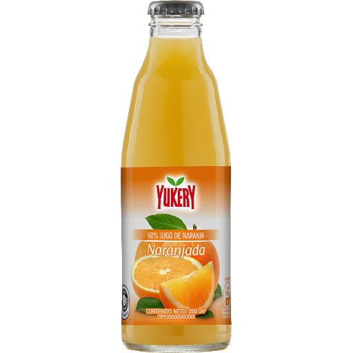 JUGO YUKERY NECTAR DE NARANJA 250ML