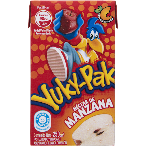 JUGO YUKY-PAK DE MANZANA