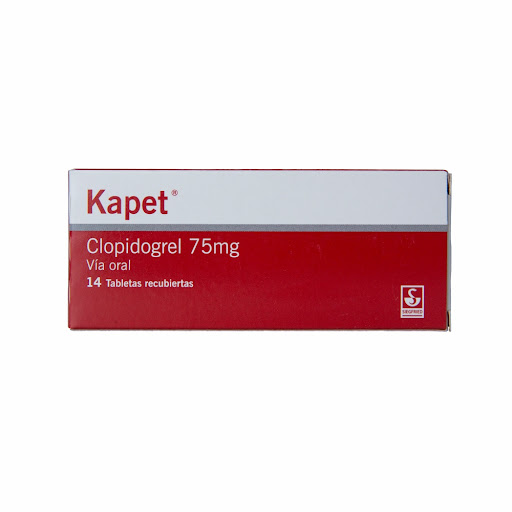 KAPET (CLOPIDOGREL) 75MG X 14 TABLETAS (MEYER)