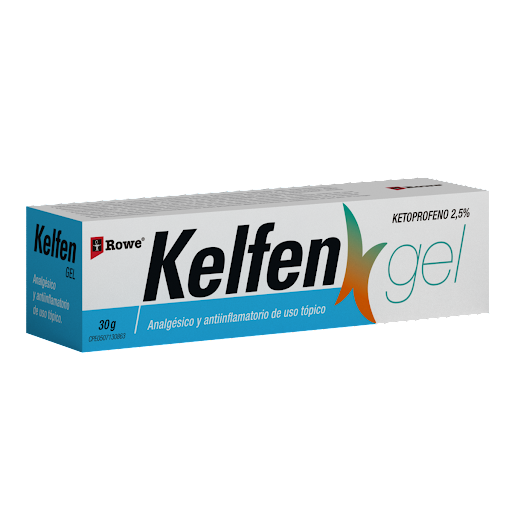 KELFEN GEL TOPICO (KETOPROFENO) 2.5% X 30GR (MEGALABS)