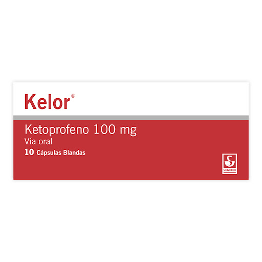 [7592601000648] KELOR 100MG.( KETOPROFENO) X10 CAPSULAS BLANDAS (SIEGFRIED)