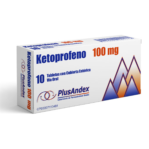 [7594001101178] KETOPROFENO  100MG X 10 TABLETAS (PLUSANDEX)