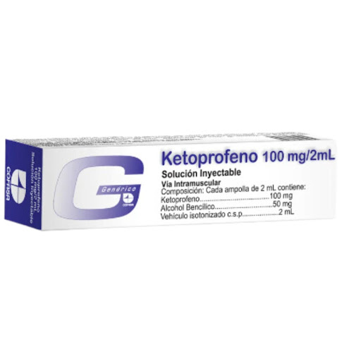 KETOPROFENO 100MG / 2ML (1 AMPOLLA)