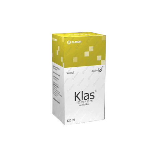 KLAS JARABE (ACEBROFILINA) 100MG-10ML X 120ML (ELMOR)