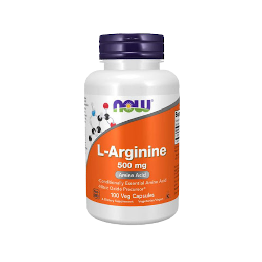 L - ARGININA 500MG X 100 CAPSULAS (NOW)