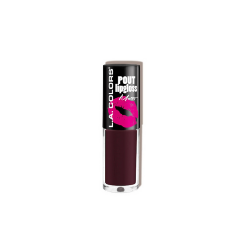 [81555786335] LABIAL LIQUIDO MATTE KISS & TELL UNIDAD (LA COLORS)