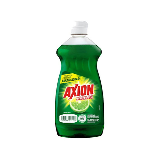 LAVAPLATOS LIQUIDO LIMON 400ML (AXION)