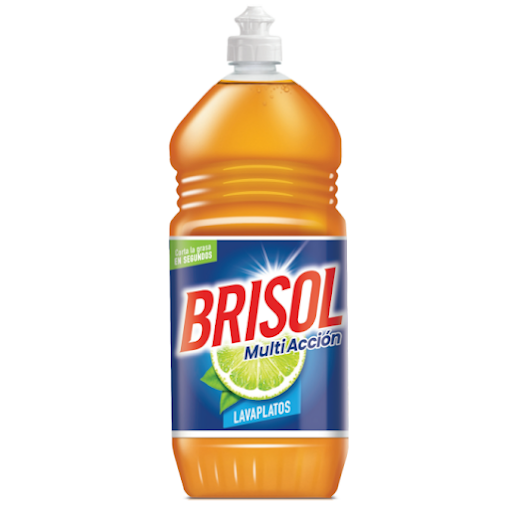 [7509546680637] LAVAPLATOS LIQUIDO MULTI ACCIÓN X 825ML (BRISOL)
