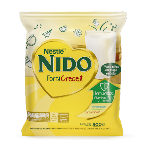 LECHE NIDO FORTICRECE NESTLE 800GR (NIDO)