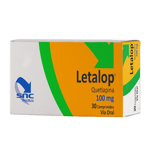 [788364665003] LETALOP (QUETIAPINA) 100MG X 30 COMPRIMIDOS (SNC)